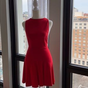 Red Skater Mini Dress